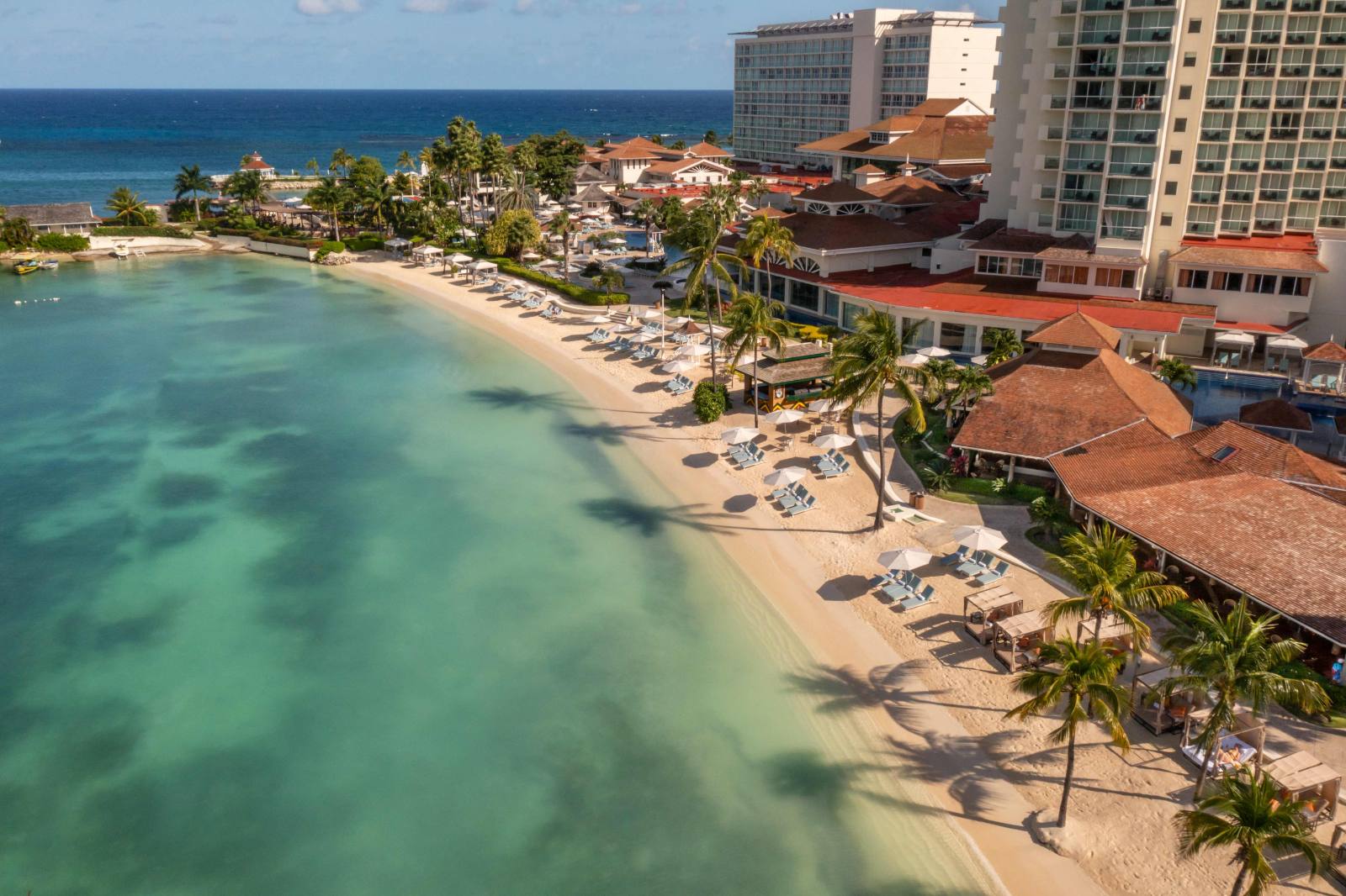 Moon Palace Jamaica — aerial beach