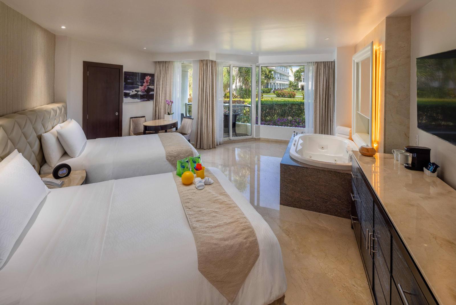 Superior Deluxe Family: two beds, kids’ amenities set out on arrival