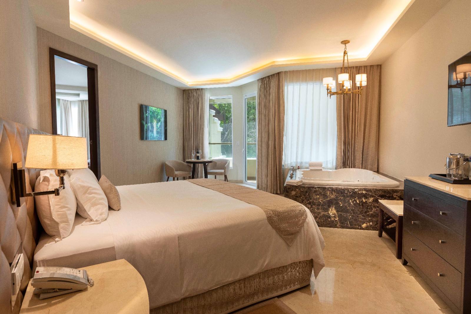 Second bedroom, two beds: the kids’ room in most bookings